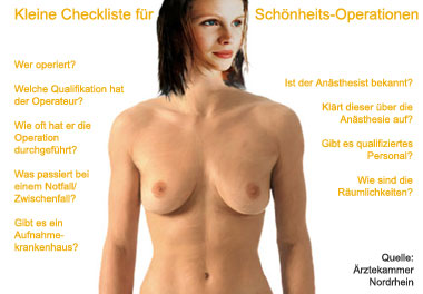 Schönheits-OP- Plastische Chirurgie