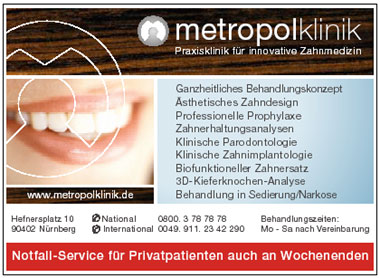 Metropolklinik - Praxis für Zahnmedizin Dr.Matthias Weiler - Dr.Achim Schmidt 